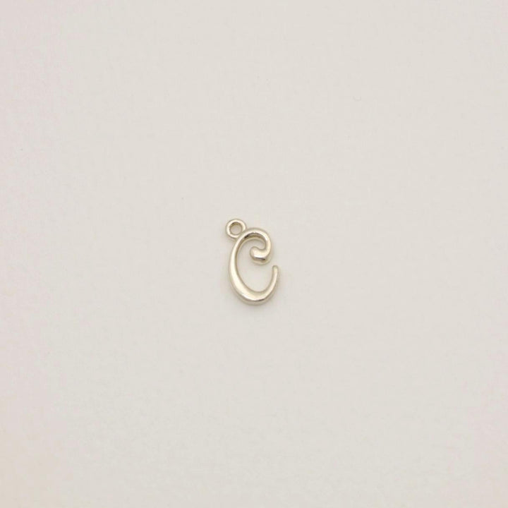 Calice Alphabet Pendant in 925 Sterling Silver by MOA - view 1