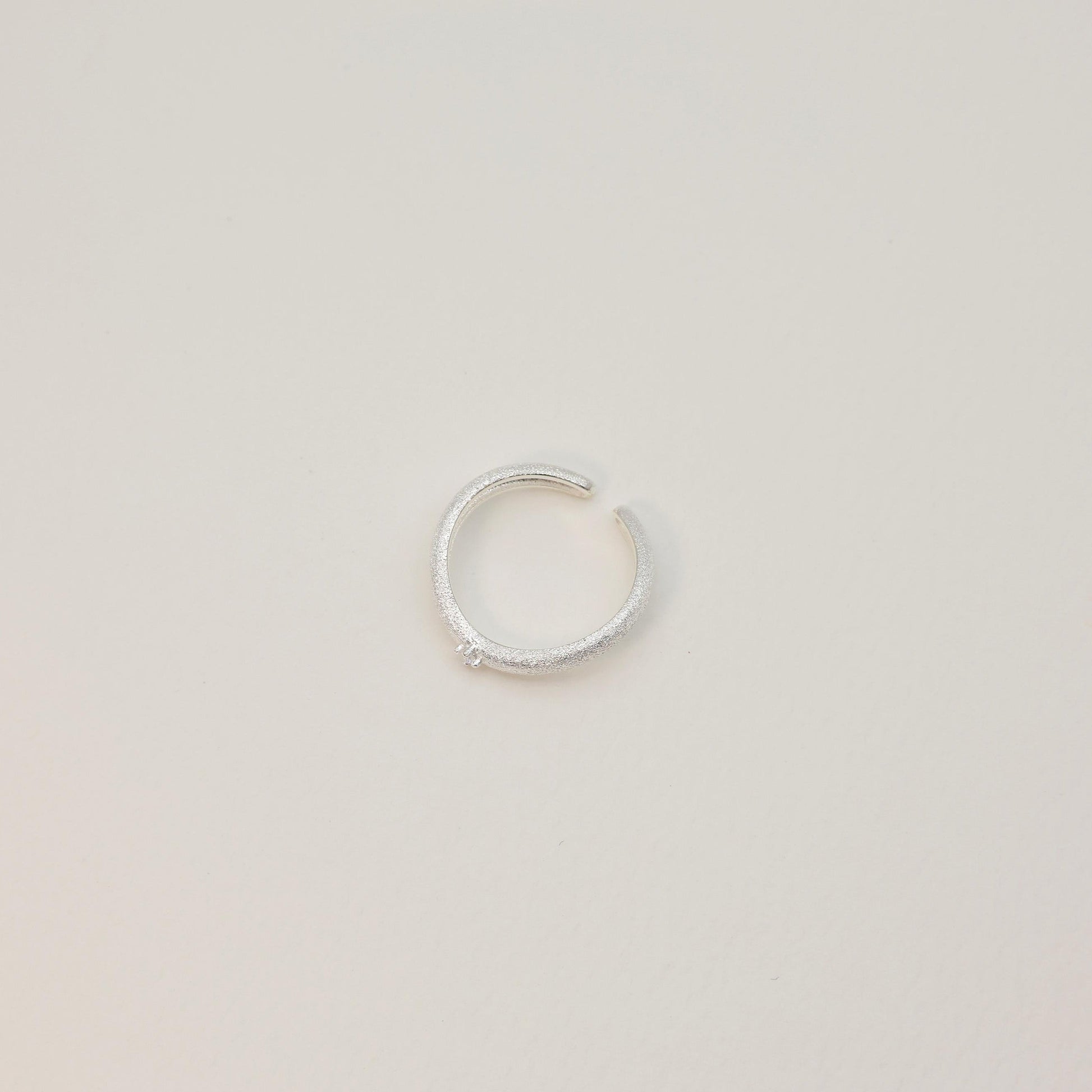 Camille Sculpted Dome Ring in 925 Sterling Silver by MOA - view 3