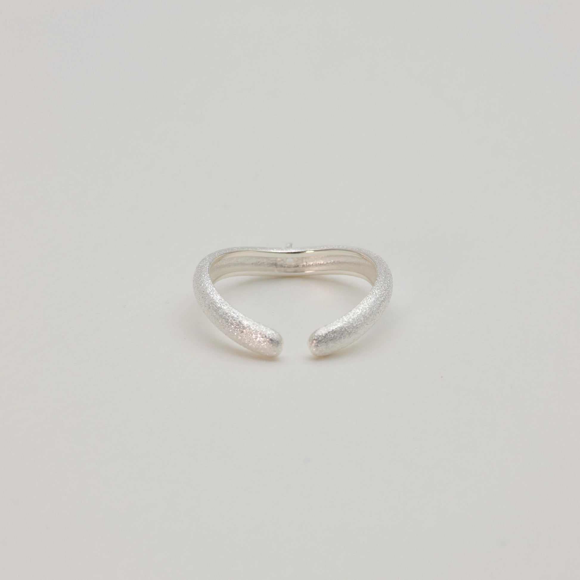 Camille Sculpted Dome Ring in 925 Sterling Silver by MOA - view 4