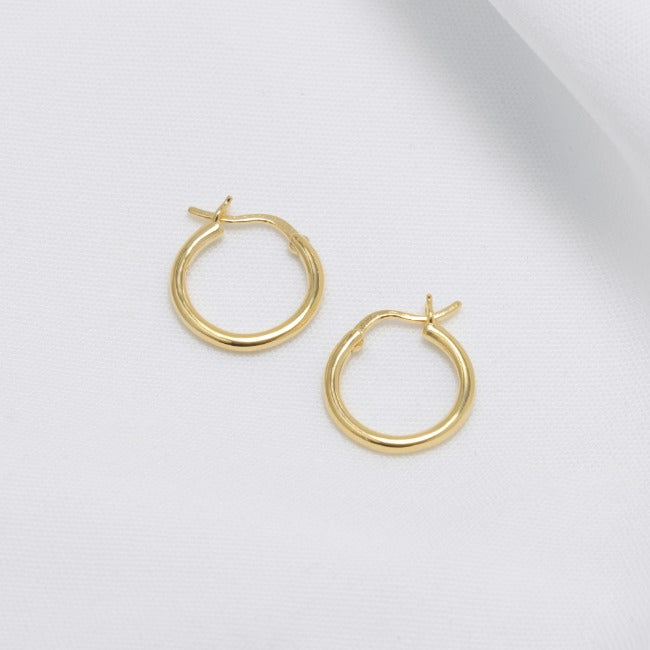 CASEY Gold Earrings Medium by MOA - view 1