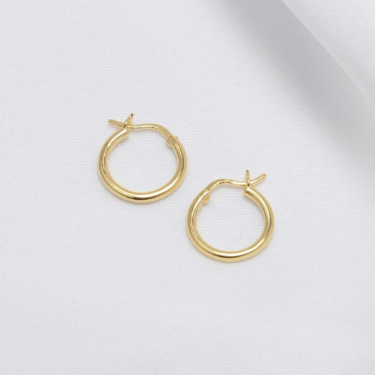 CASEY Gold Earrings Medium by MOA - view 1