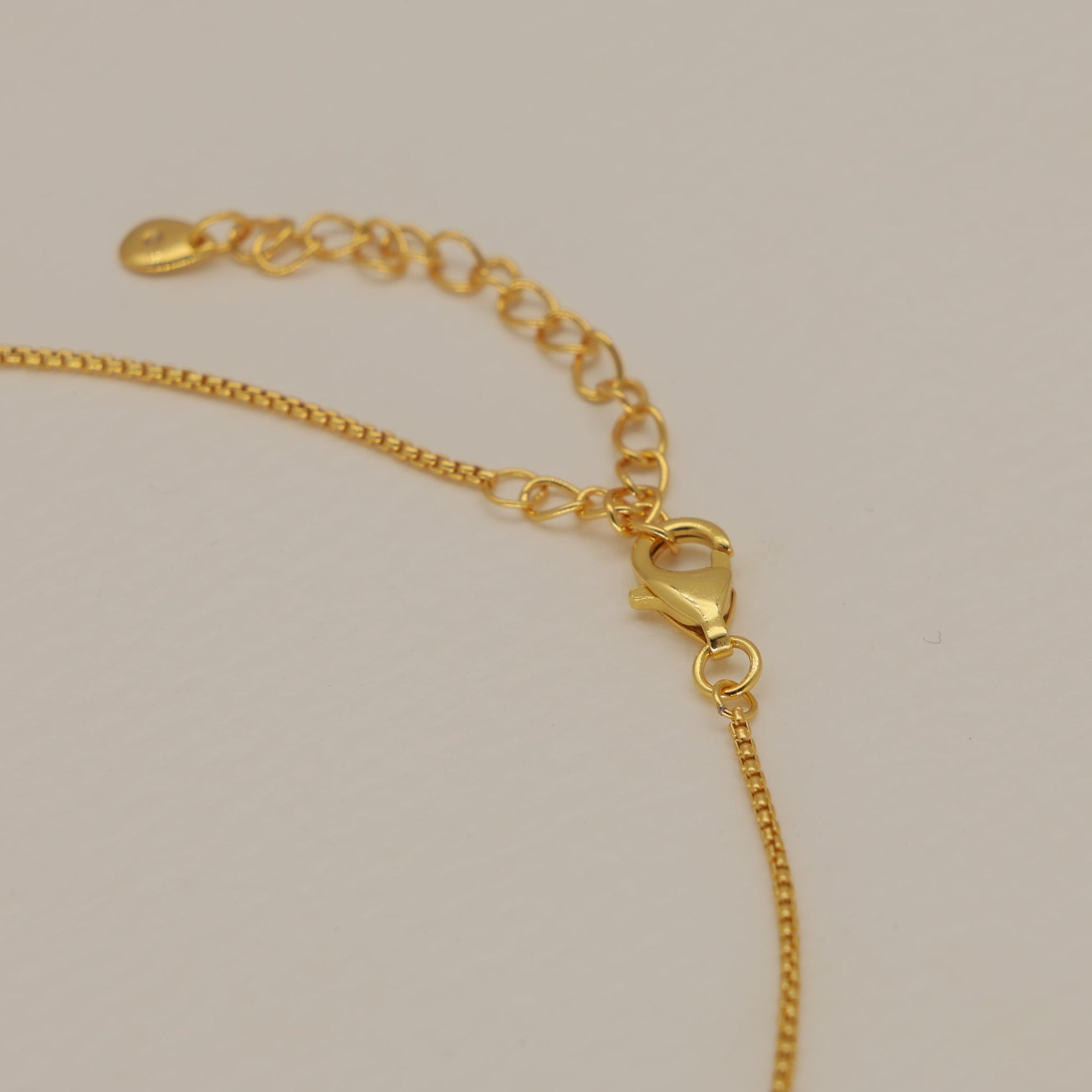 Celestine Beaded Necklace Cubic Zirconia 24K Gold by MOA - view 3