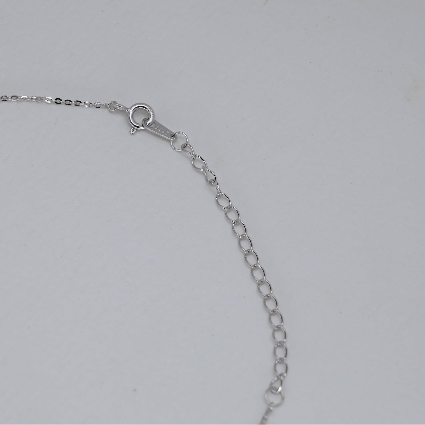 Celestine Bezel Necklace in 925 Sterling Silver by MOA - view 3