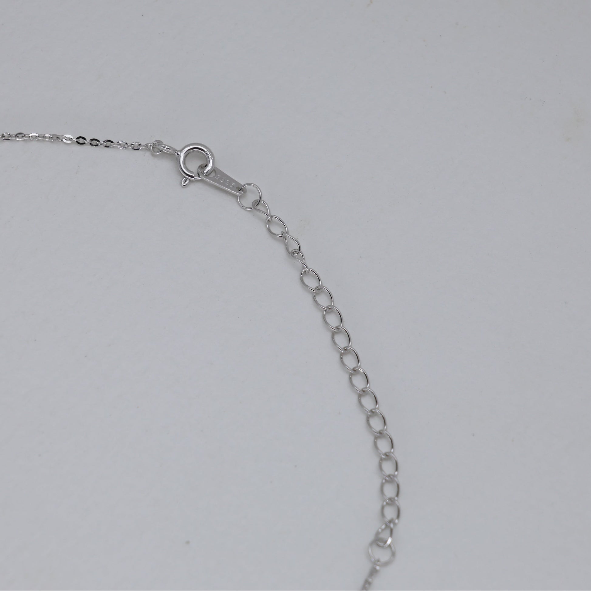 Celestine Bezel Necklace in 925 Sterling Silver by MOA - view 3
