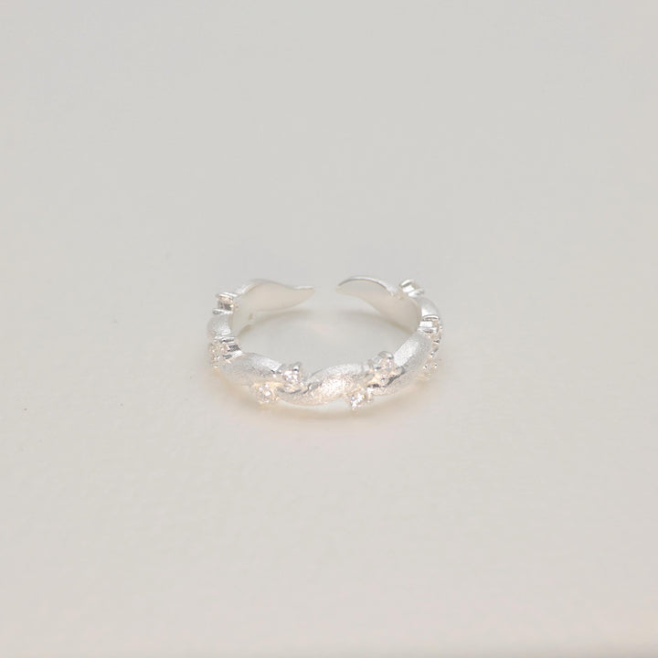 Celine Minimal Arc Ring in 925 Sterling Silver by MOA - view 1