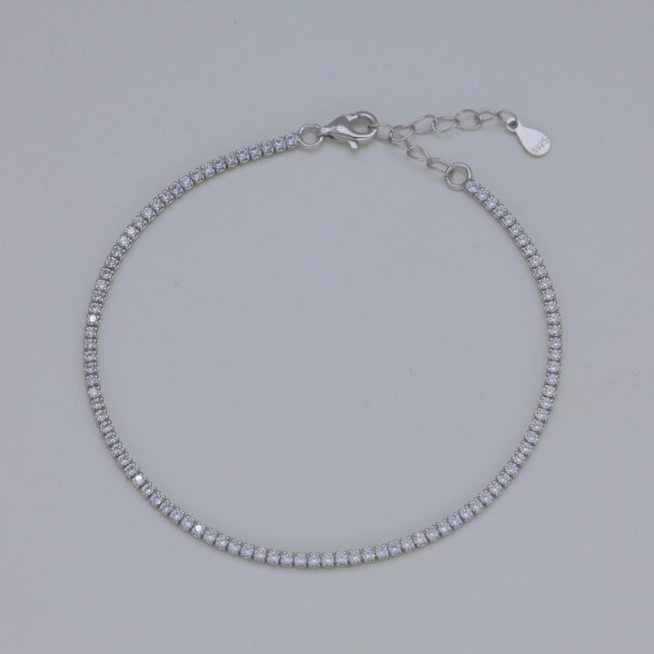 Celisse Tennis Bracelet in 925 Sterling Silver by MOA - view 1