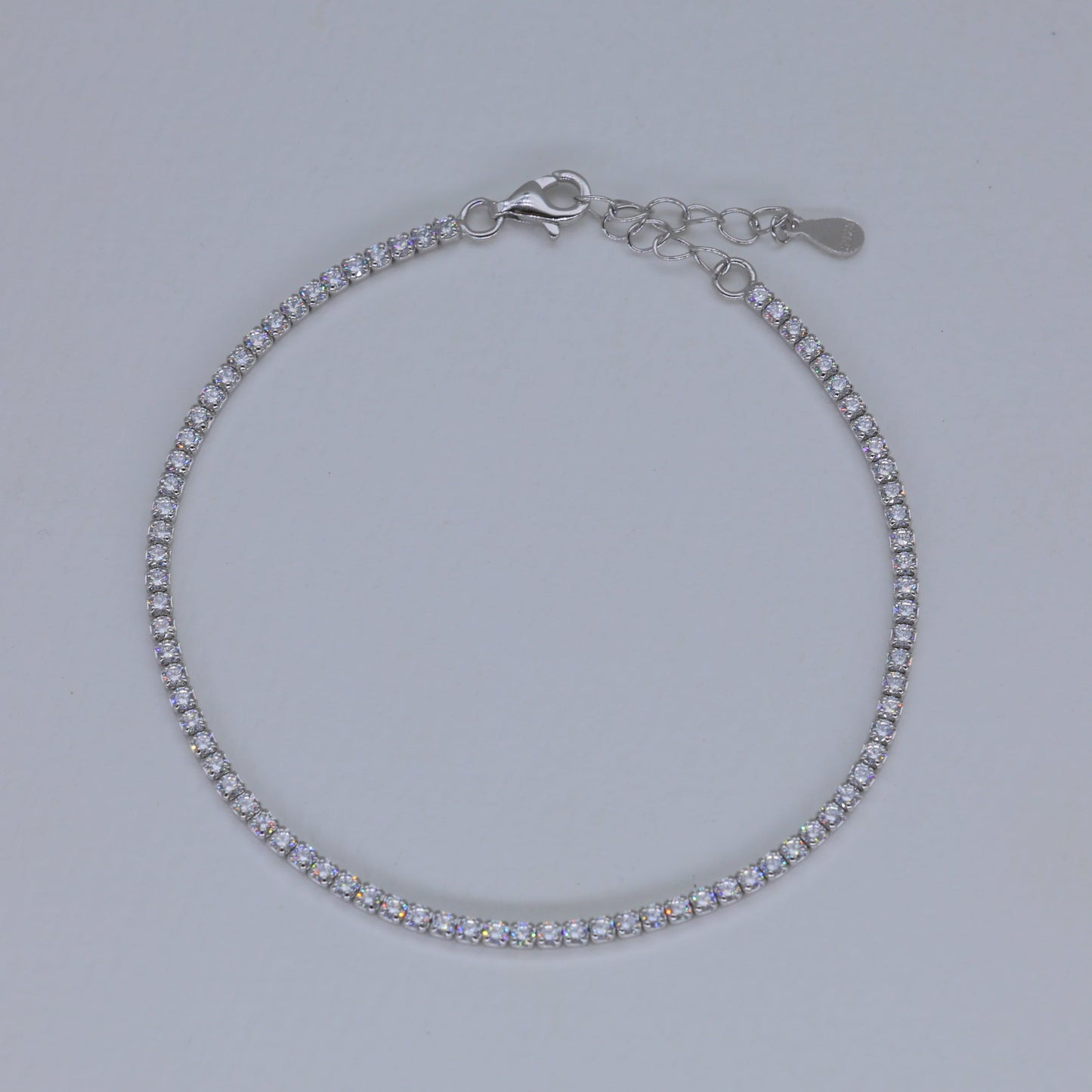 Celisse Tennis Bracelet in 925 Sterling Silver by MOA - view 2