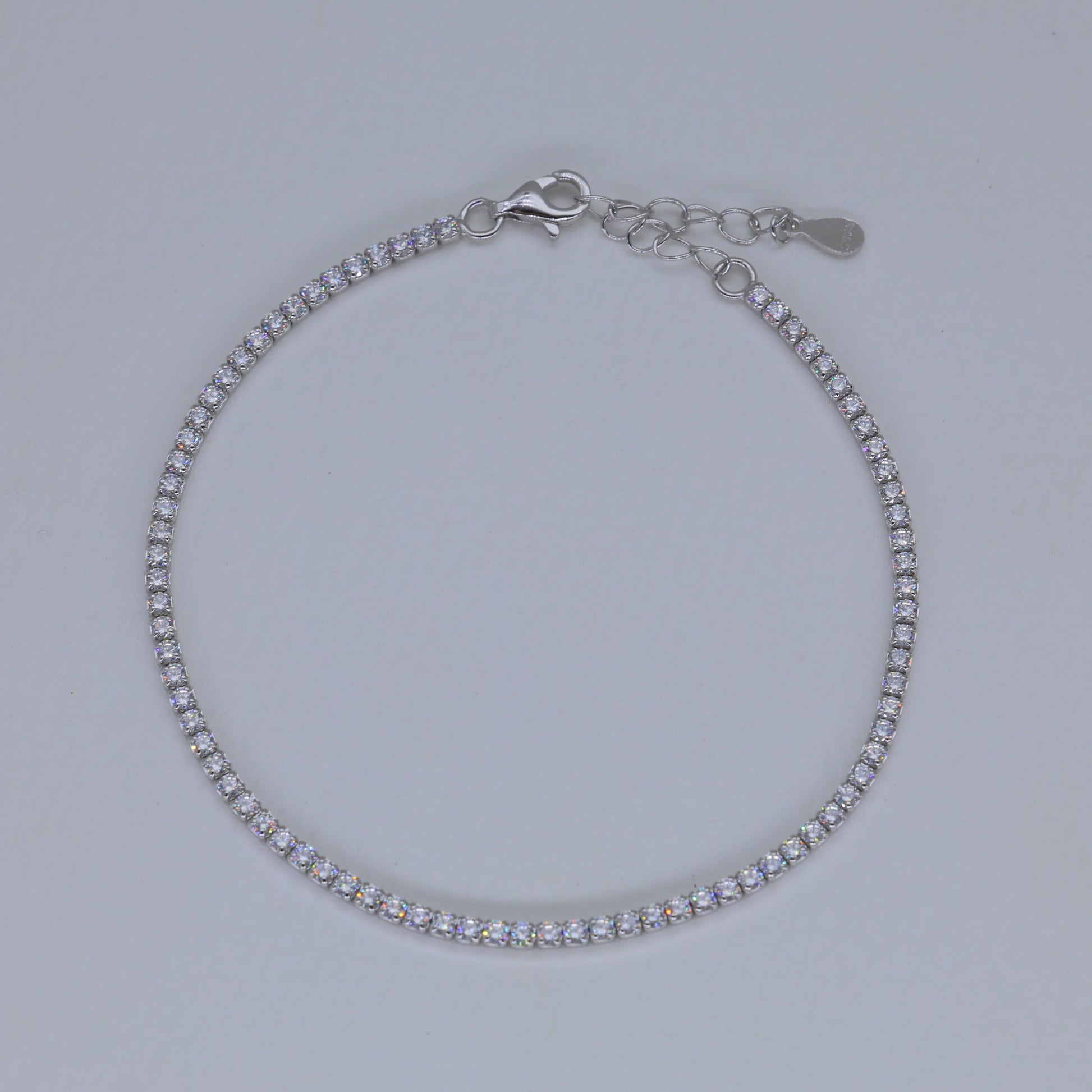 Celisse Tennis Bracelet in 925 Sterling Silver by MOA - view 2
