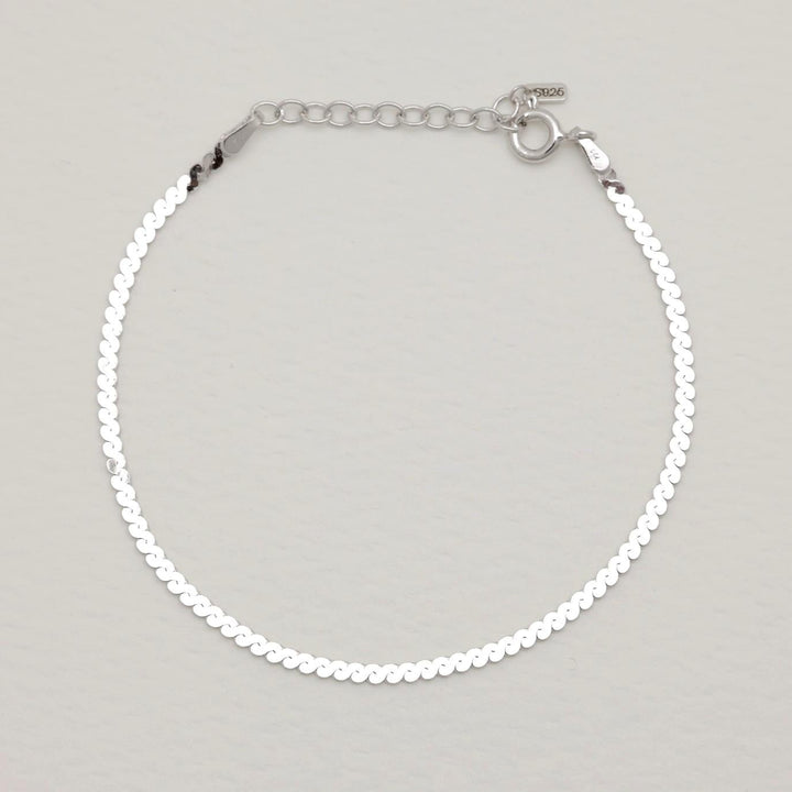 Clea Chain Bracelet in 925 Sterling Silver by MOA - view 1