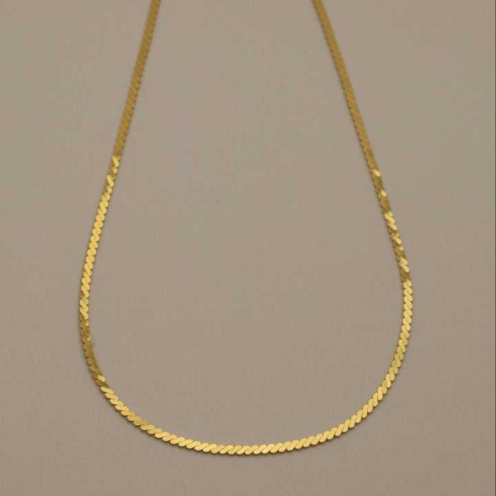 Clea Necklace in Gold Vermeil by MOA - view 1