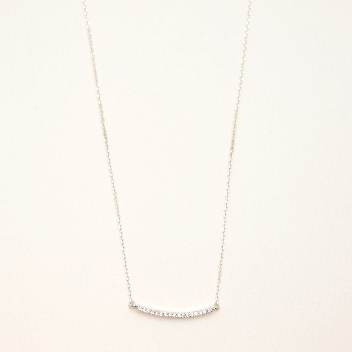 Clemence Bar Necklace in 925 Sterling Silver by MOA - view 1