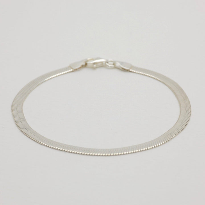 Cyria Herringbone Bracelet in 925 Sterling Silver by MOA - view 1