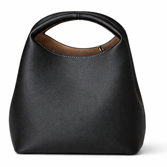 DANIELLE Leather bag - Black