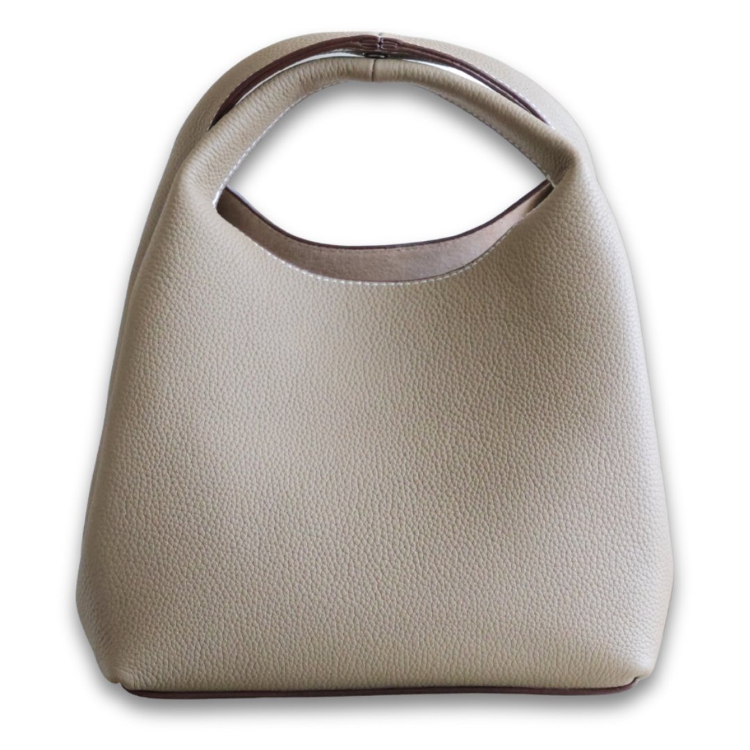 DANIELLE Leather bag - Gray