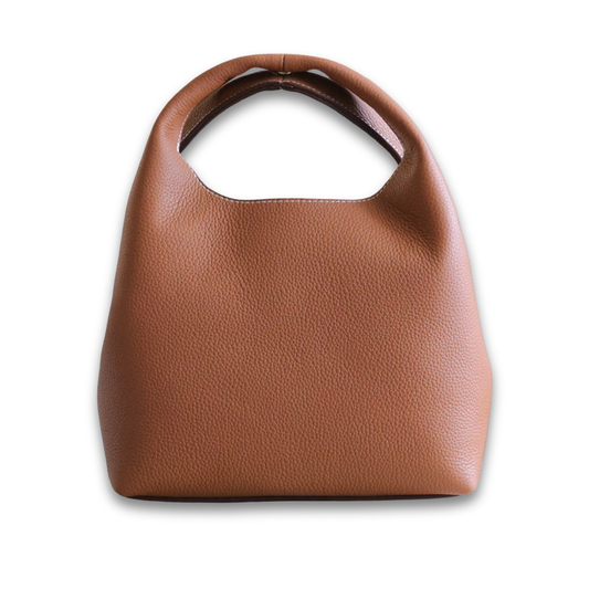 DANIELLE Leather Bag Tan by MOA - view 1