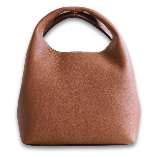 DANIELLE Leather bag - Tan