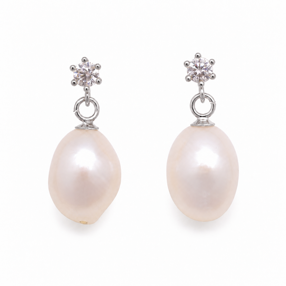 SHARON Earrings in 925 Sterling Silver — front view