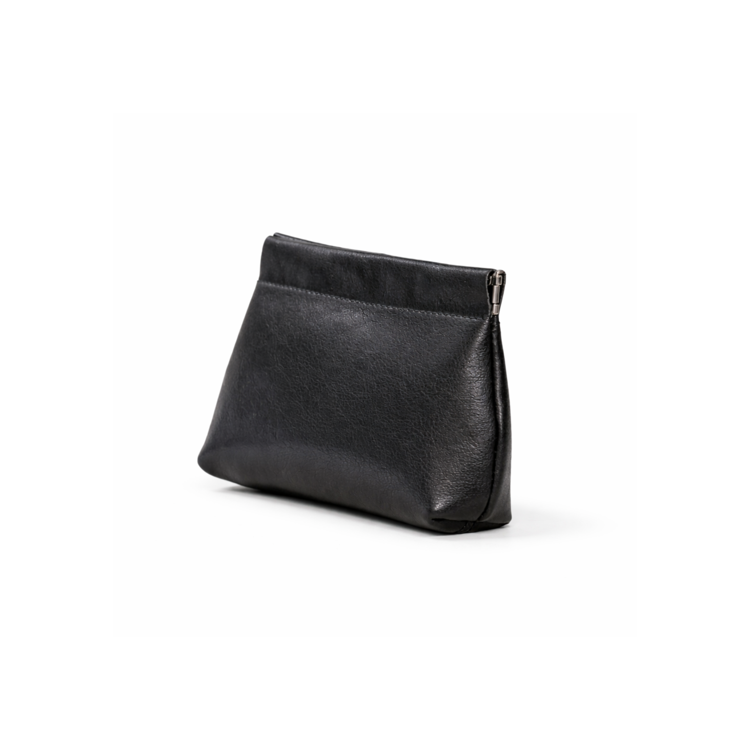 Elara Leather Pouch in Black hover