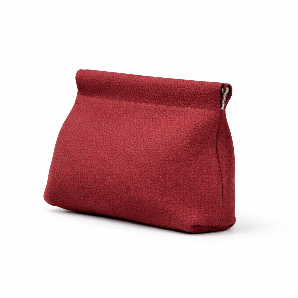 Elara Leather Pouch Wine by MOA - view 2