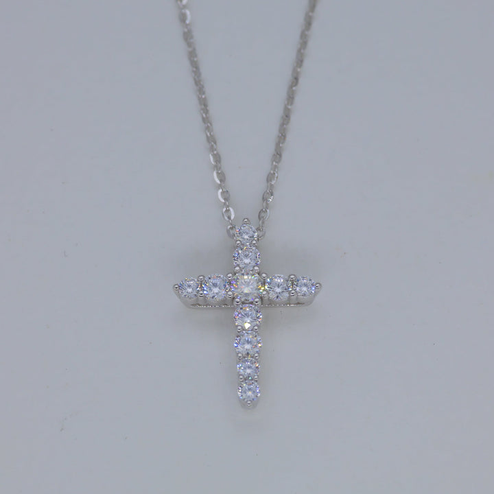 Elaris Cross Necklace in 925 Sterling Silver by MOA - view 1