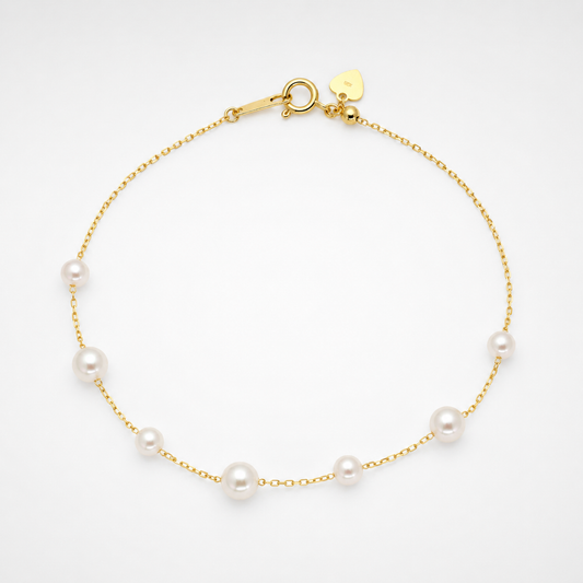 Elina dual pearl bracelet by MOA - view 1