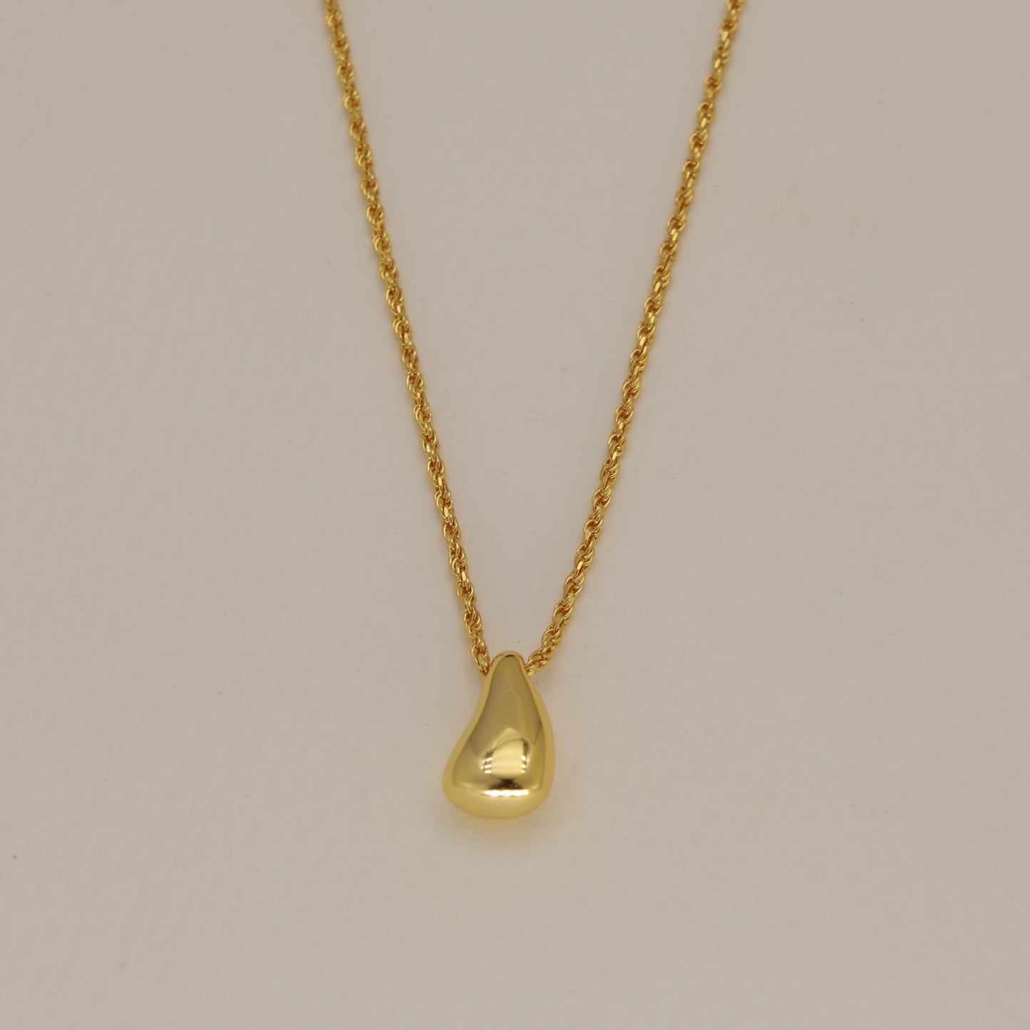 Elira Drop Pendant Necklace in 24K Gold Over 925 Silver by MOA - view 1