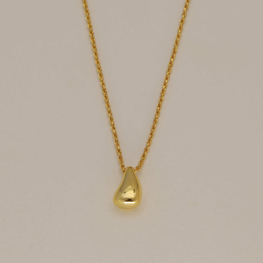 Elira Drop Pendant Necklace in 24K Gold Over 925 Silver by MOA - view 1