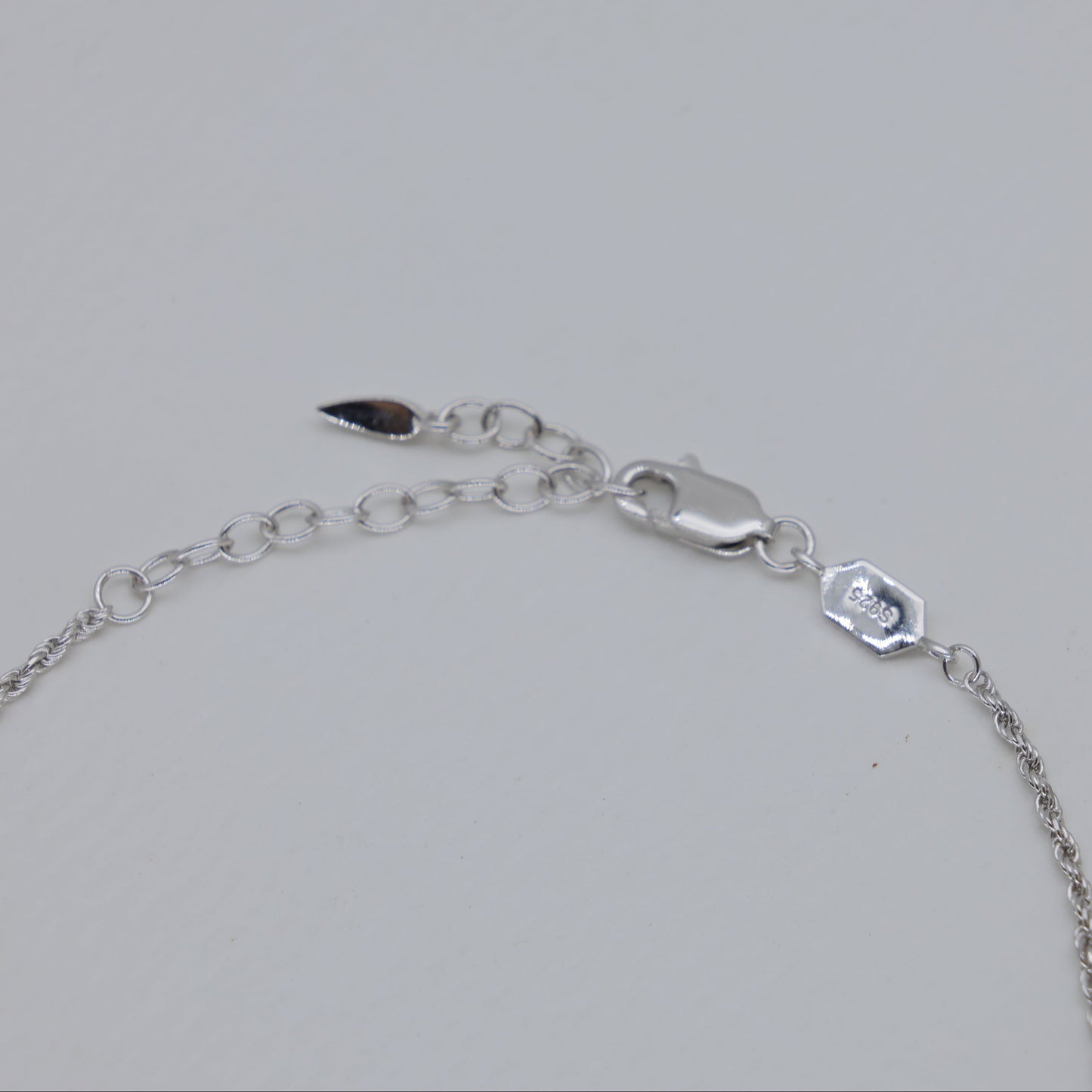 Elira Drop Pendant Necklace in 925 Sterling Silver by MOA - view 3