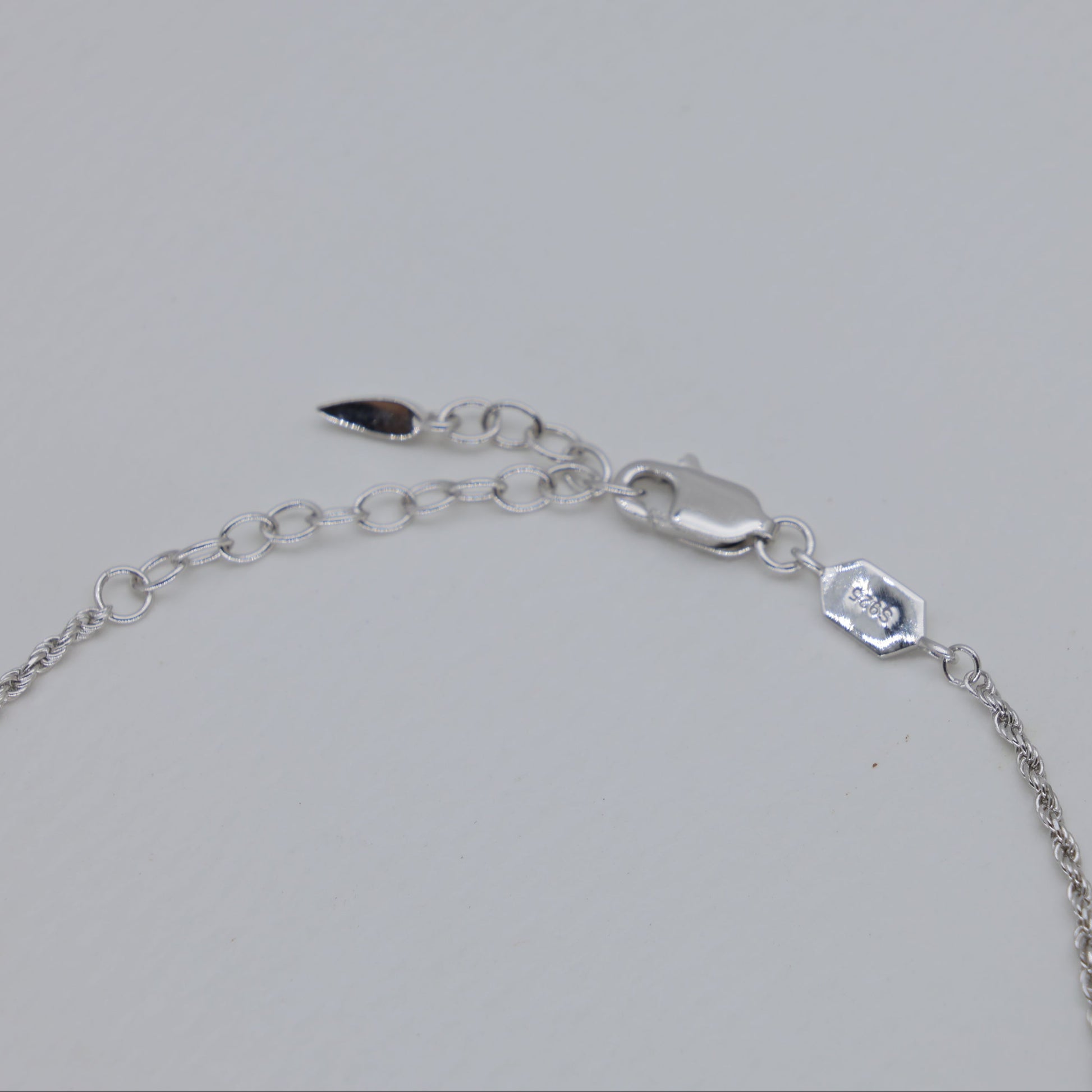 Elira Drop Pendant Necklace in 925 Sterling Silver by MOA - view 3
