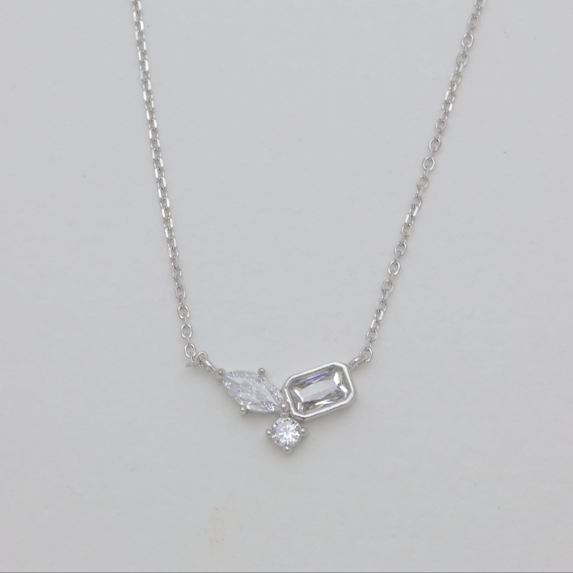 Emeline Necklace in 925 Sterling Silver by MOA - view 1