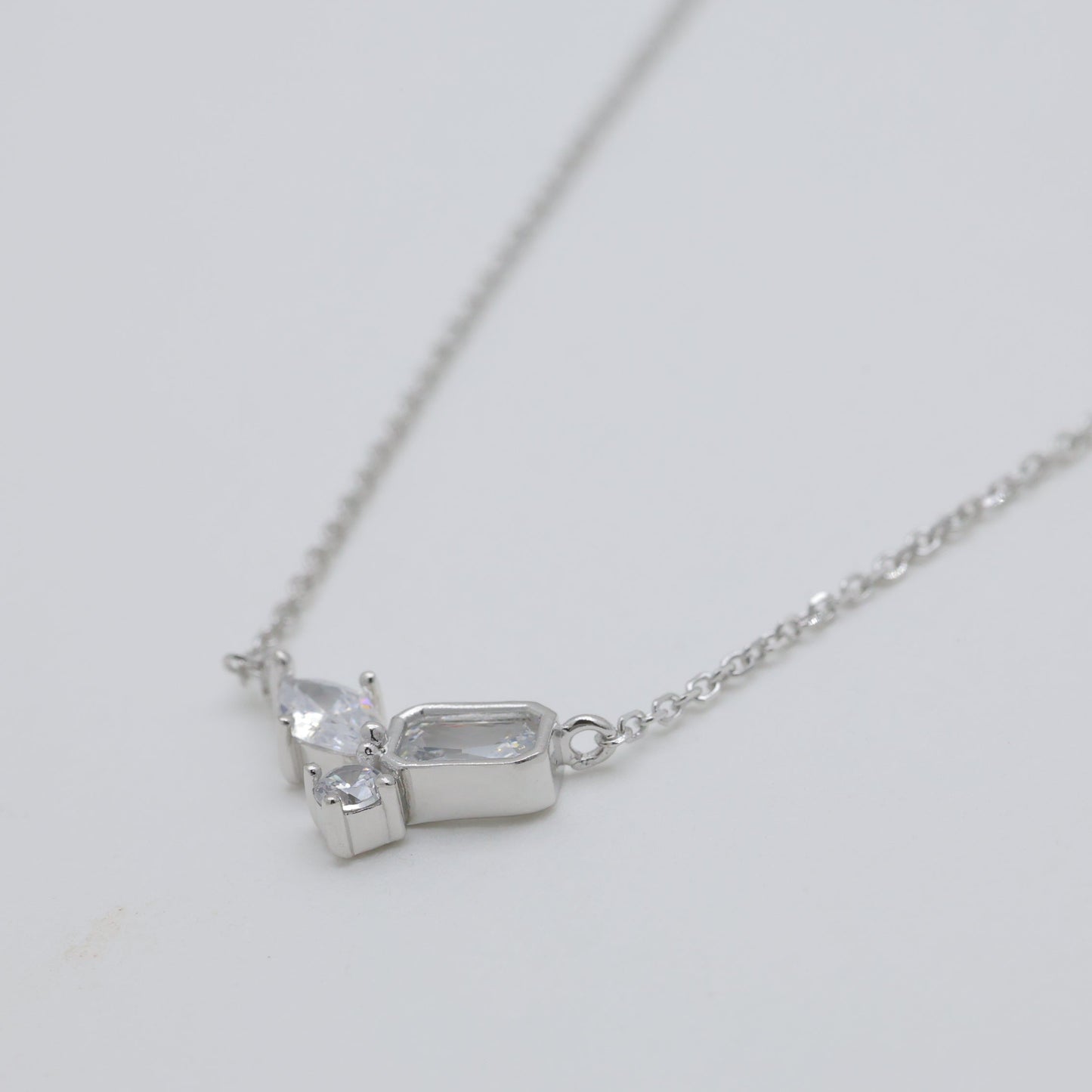 Emeline Necklace in 925 Sterling Silver by MOA - view 2
