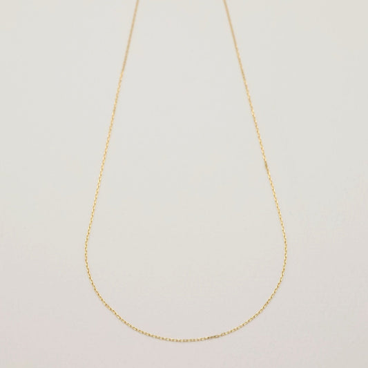 Emilie Adjustable Chain Necklace in 18K Gold by MOA - view 1