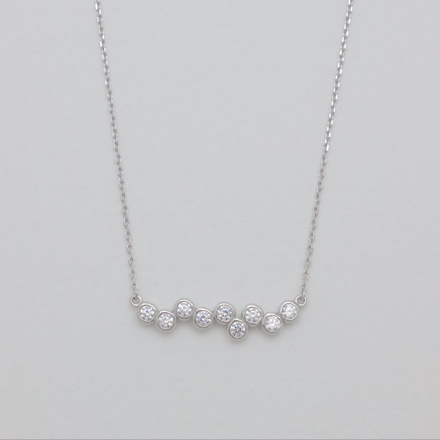 Emira Bar Necklace in 925 Sterling Silver by MOA - view 1