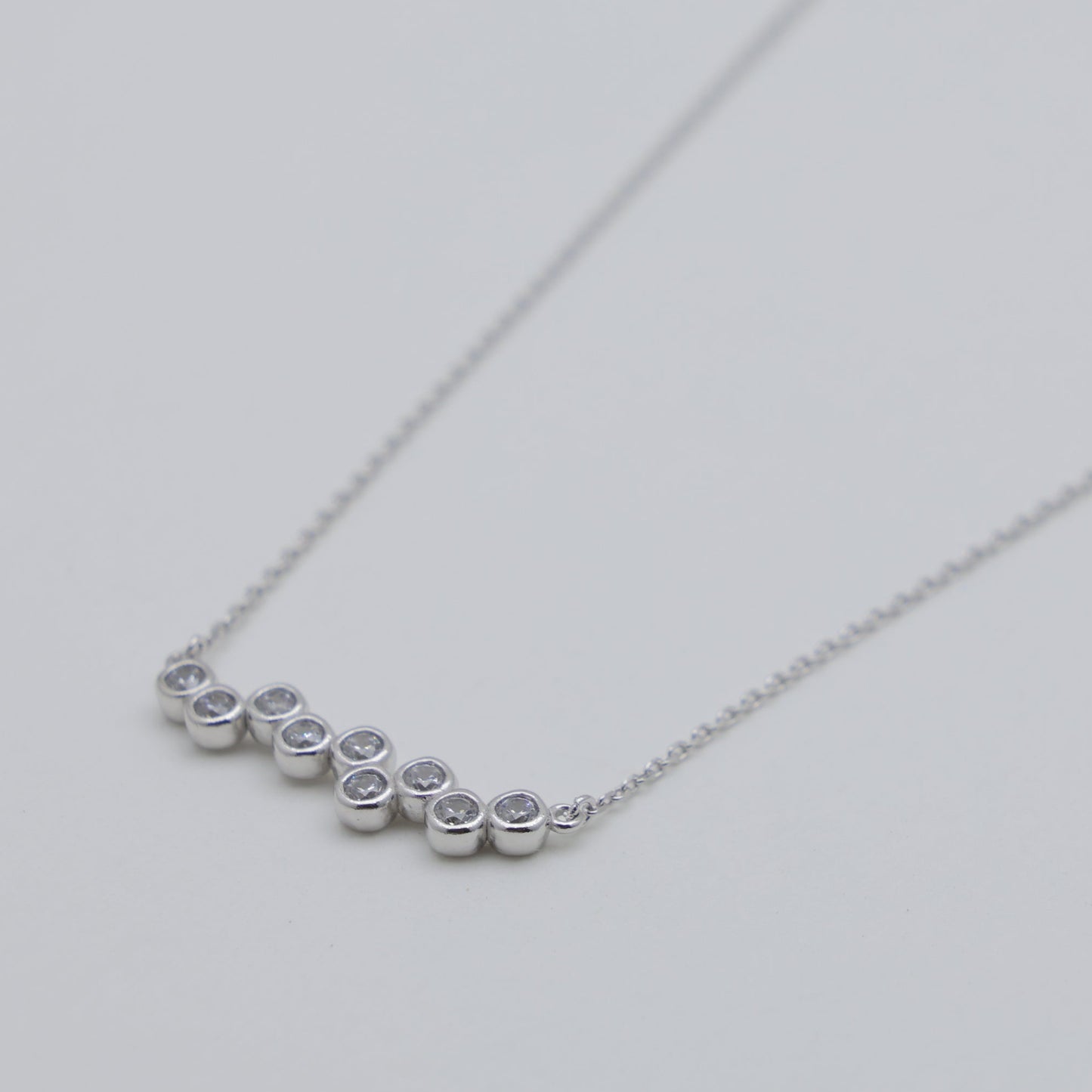 Emira Bar Necklace in 925 Sterling Silver by MOA - view 2