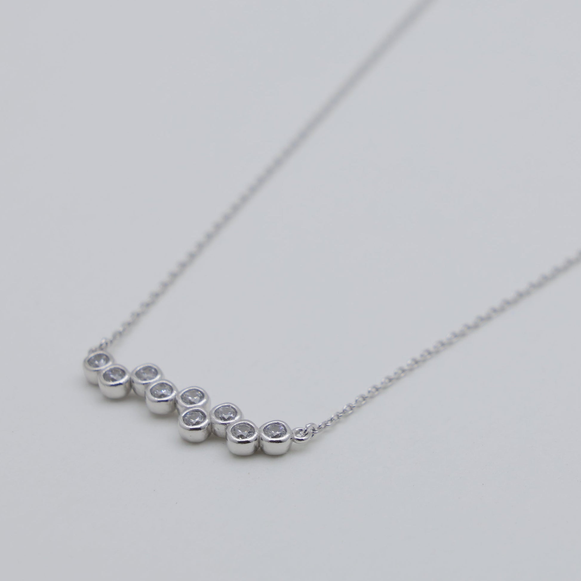 Emira Bar Necklace in 925 Sterling Silver by MOA - view 2