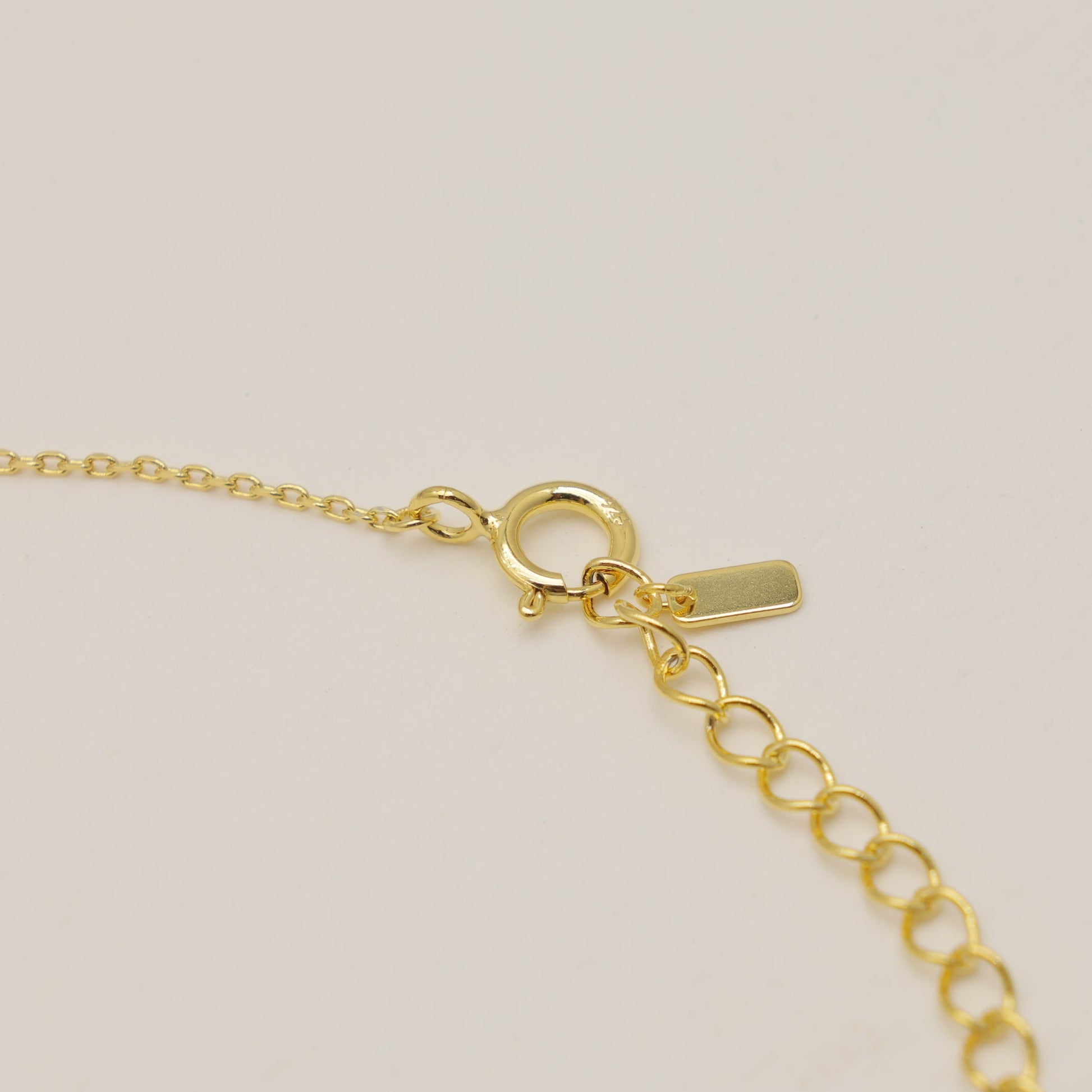 Emira Bar Necklace in Gold Vermeil by MOA - view 5