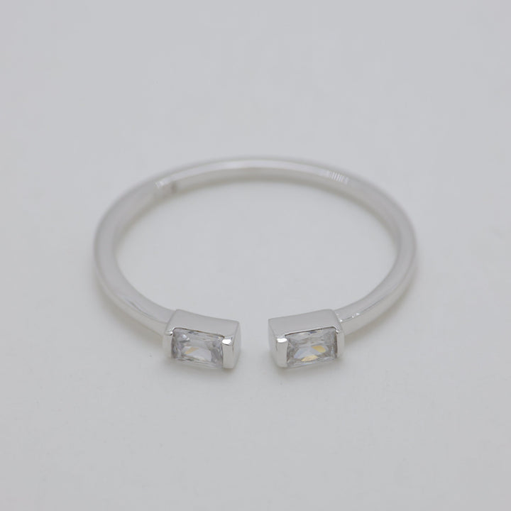 Eria Open Ring in 925 Sterling Silver by MOA - view 1