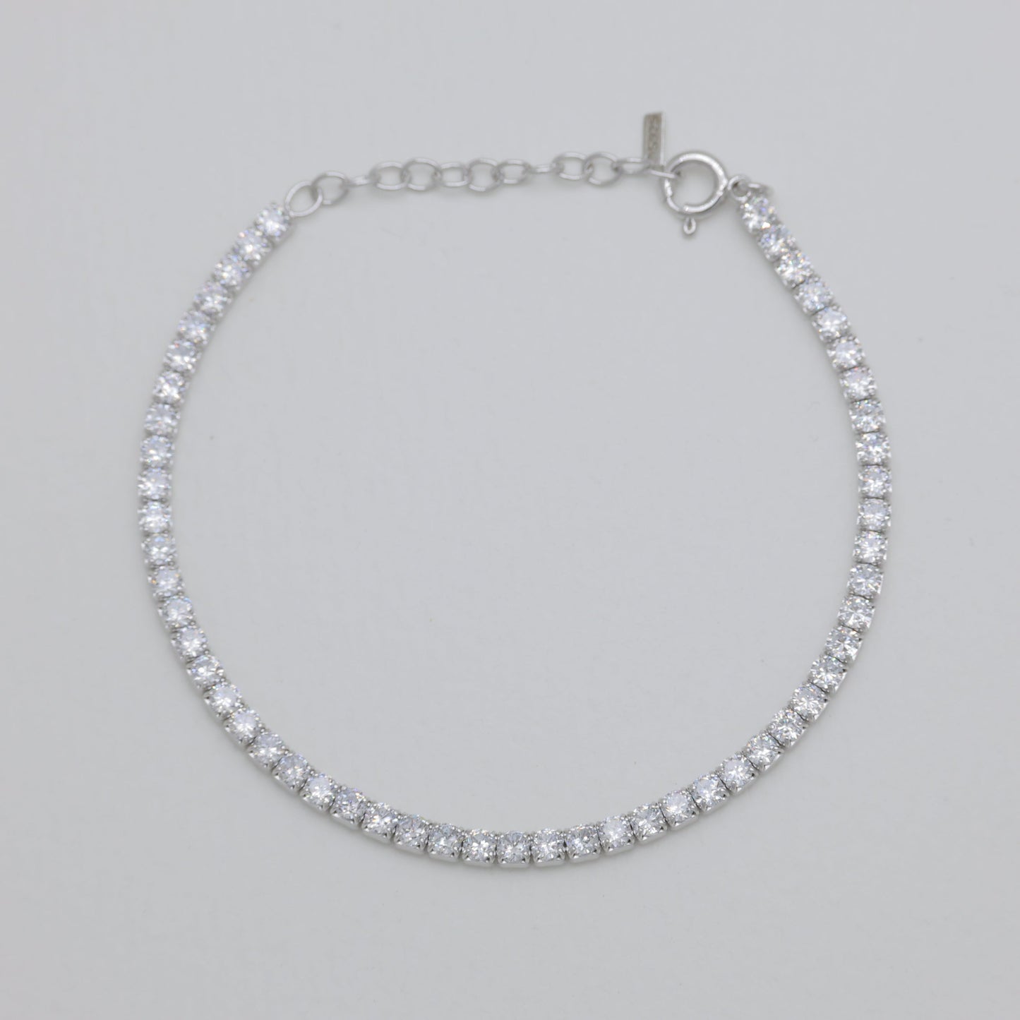 Esmee Tennis Bracelet in 925 Sterling Silver by MOA - view 1