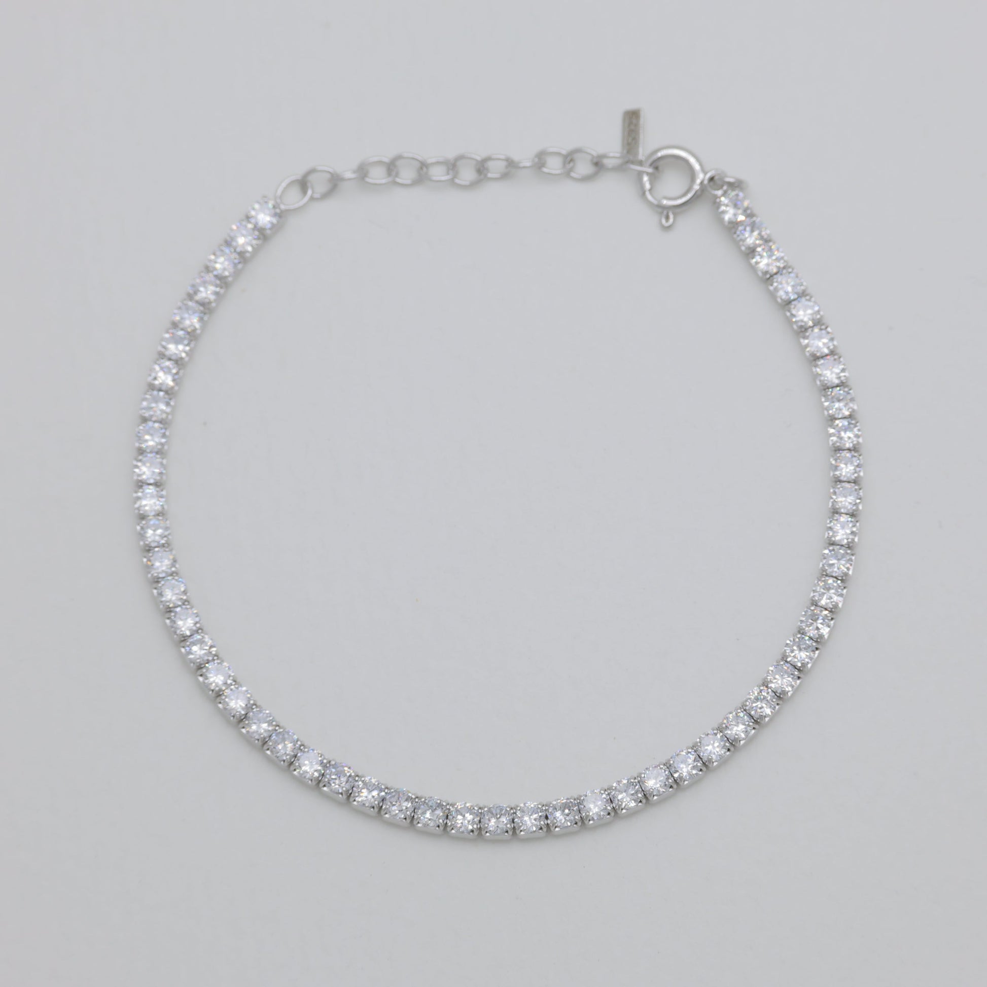 Esmee Tennis Bracelet in 925 Sterling Silver by MOA - view 1