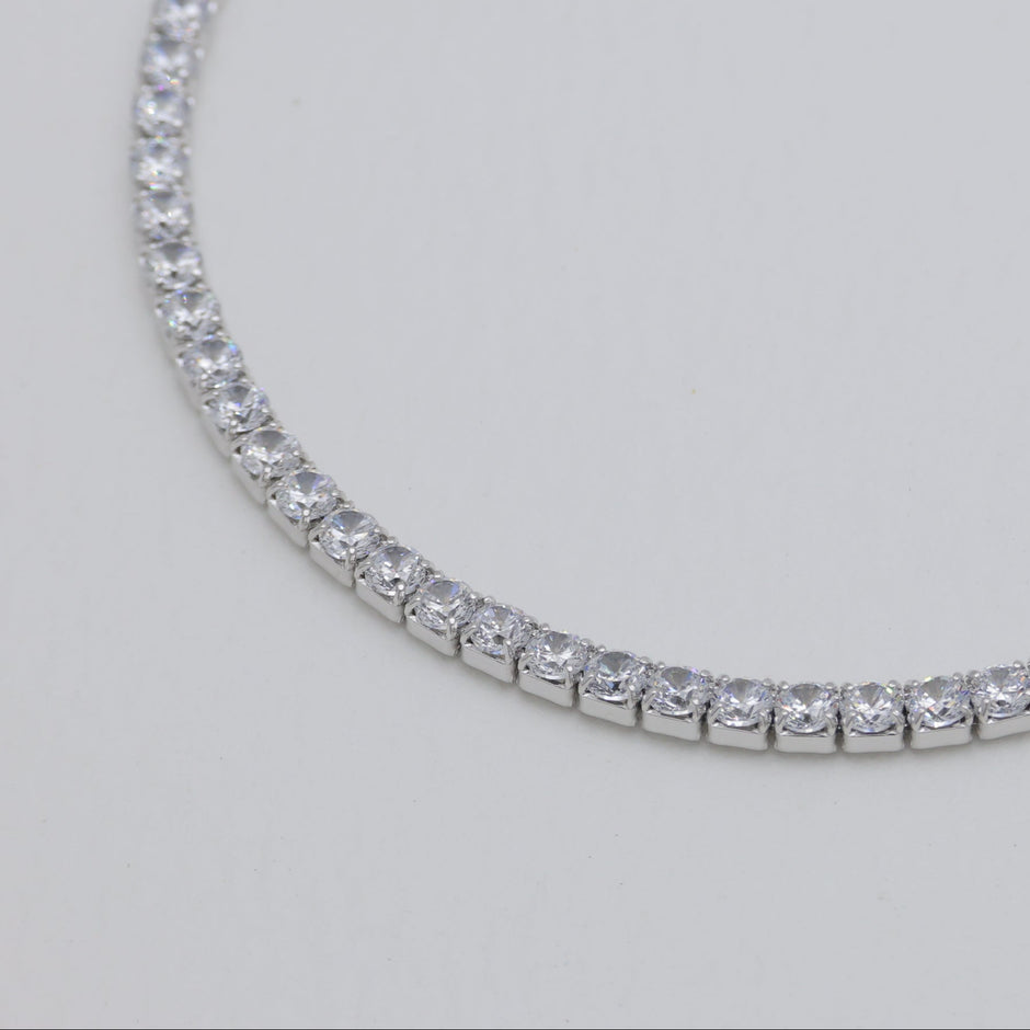Esmee Tennis Bracelet in 925 Sterling Silver by MOA - view 2