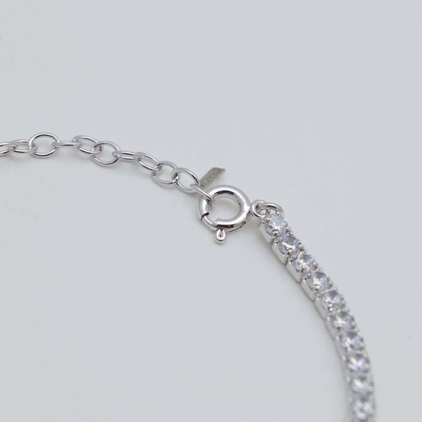 Esmee Tennis Bracelet in 925 Sterling Silver by MOA - view 3