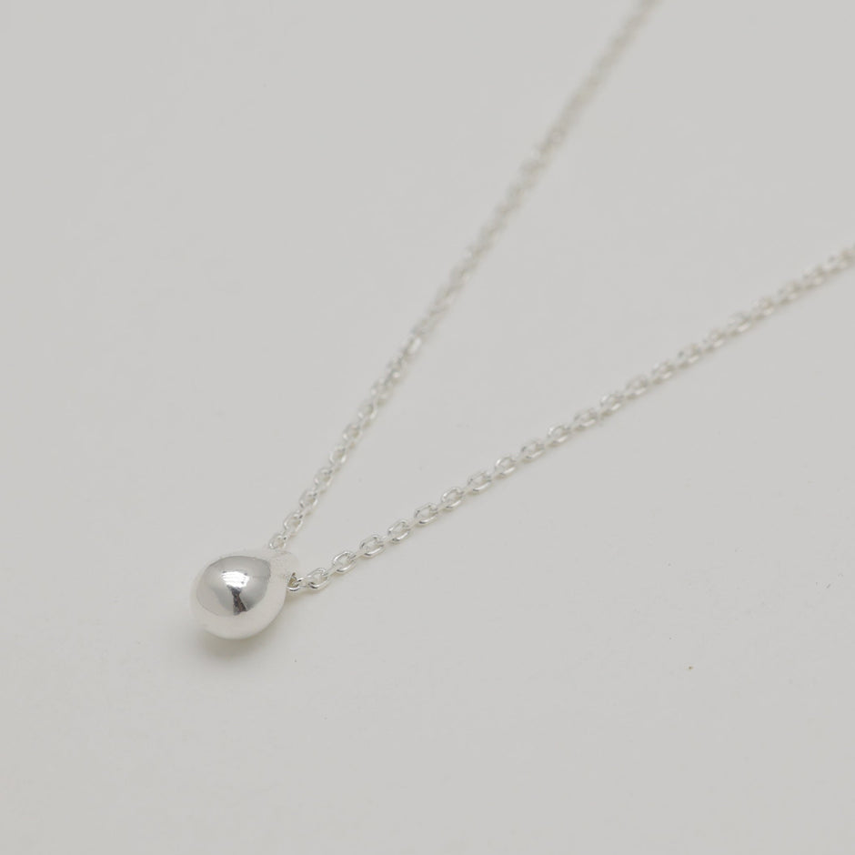 Evane Droplet Necklace in 925 Sterling Silver by MOA - view 2