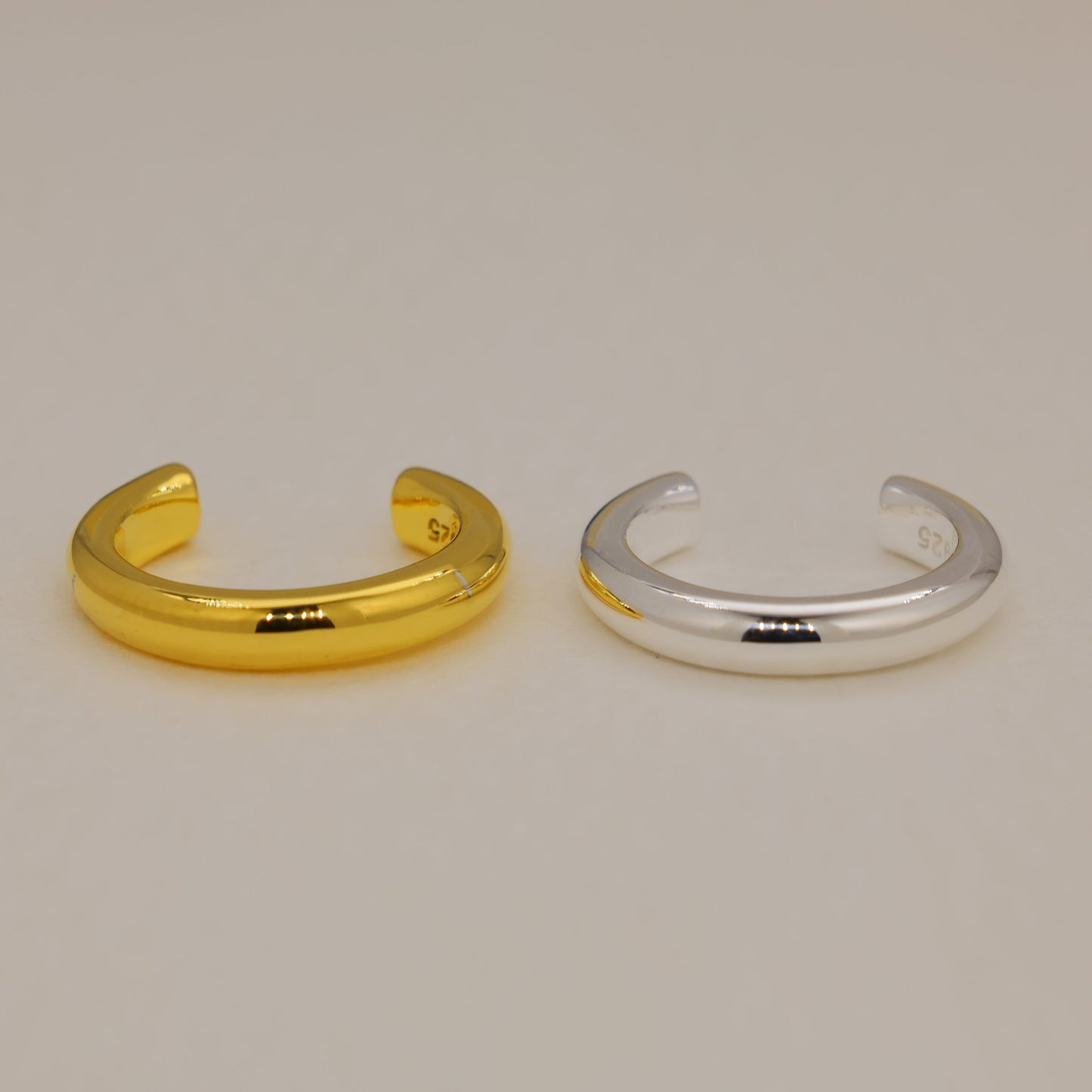 Evara Ear Cuff in 18K Gold over 925 Silver by MOA - view 4