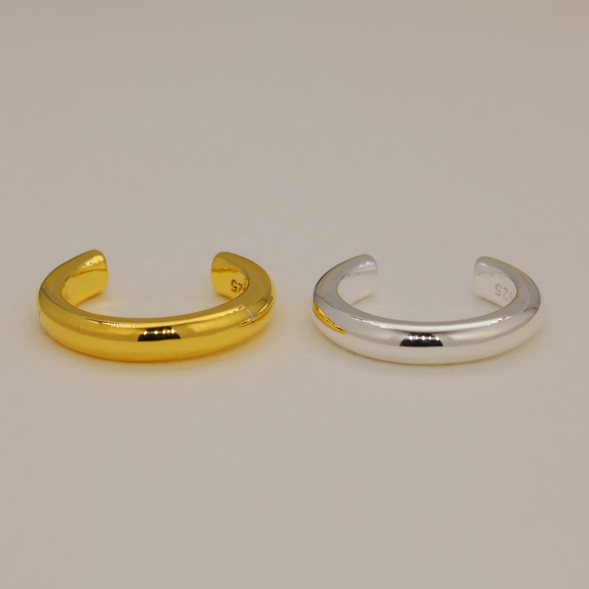Evara Ear Cuff in 18K Gold over 925 Silver by MOA - view 4
