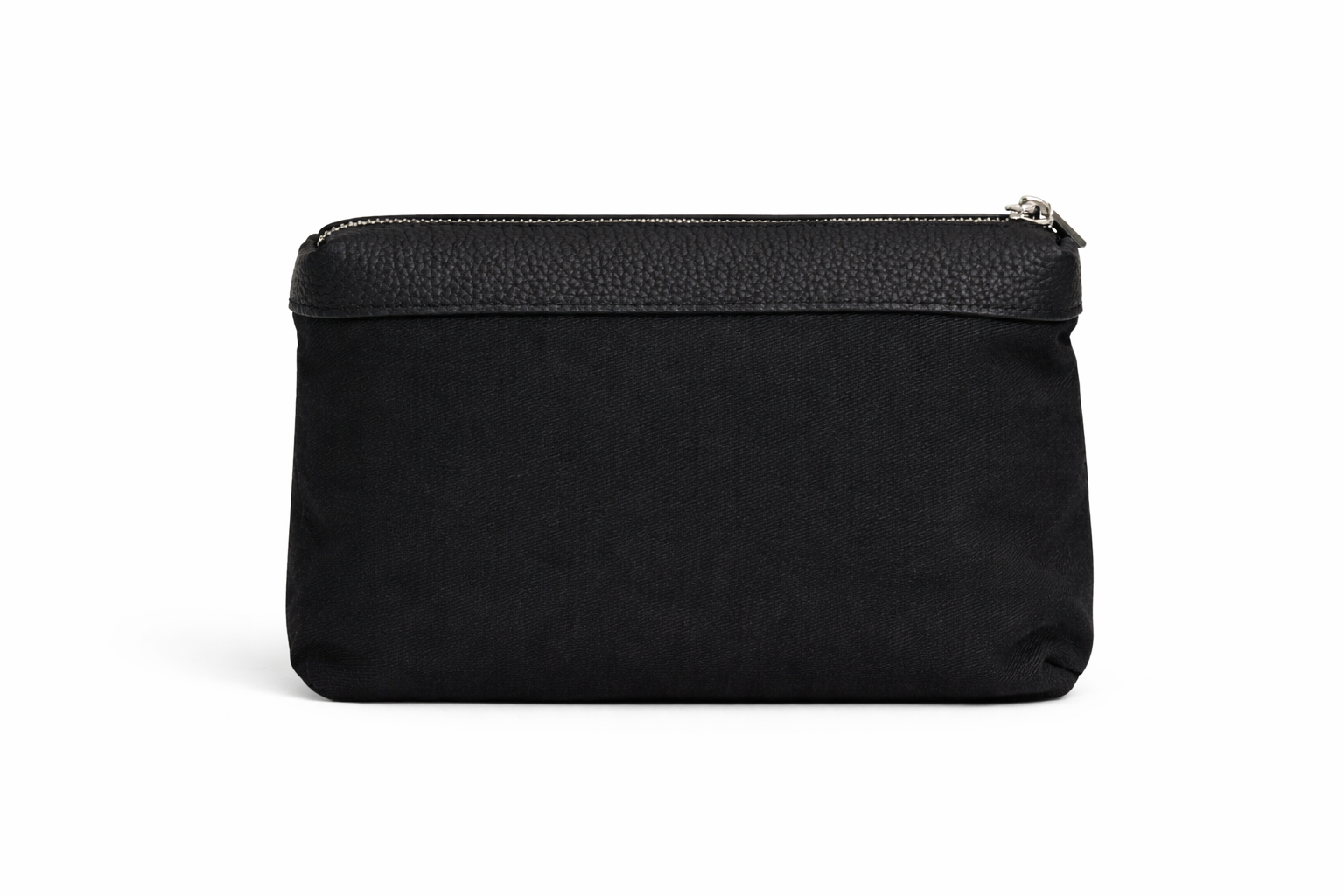 Evara Leather Scoop Bag Black by MOA - view 2