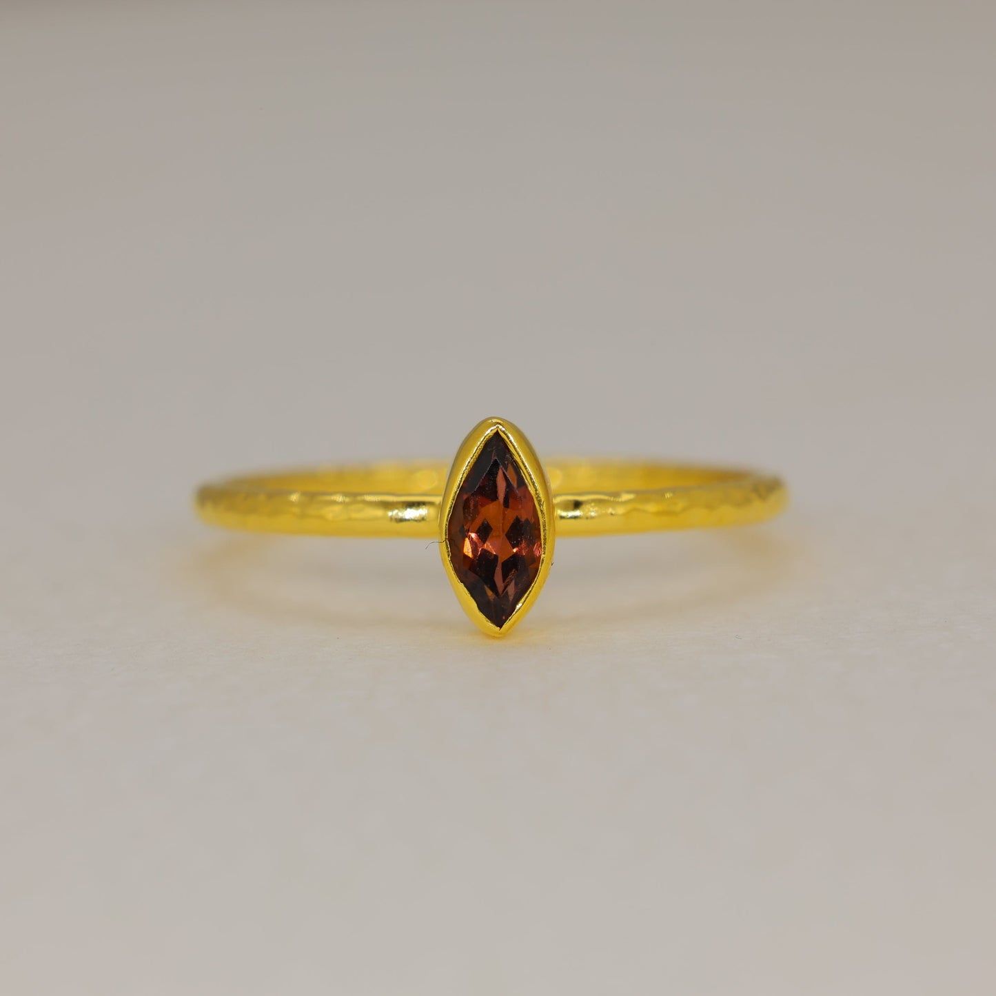 Evarra Tourmaline Ring in Gold Vermeil by MOA - view 1