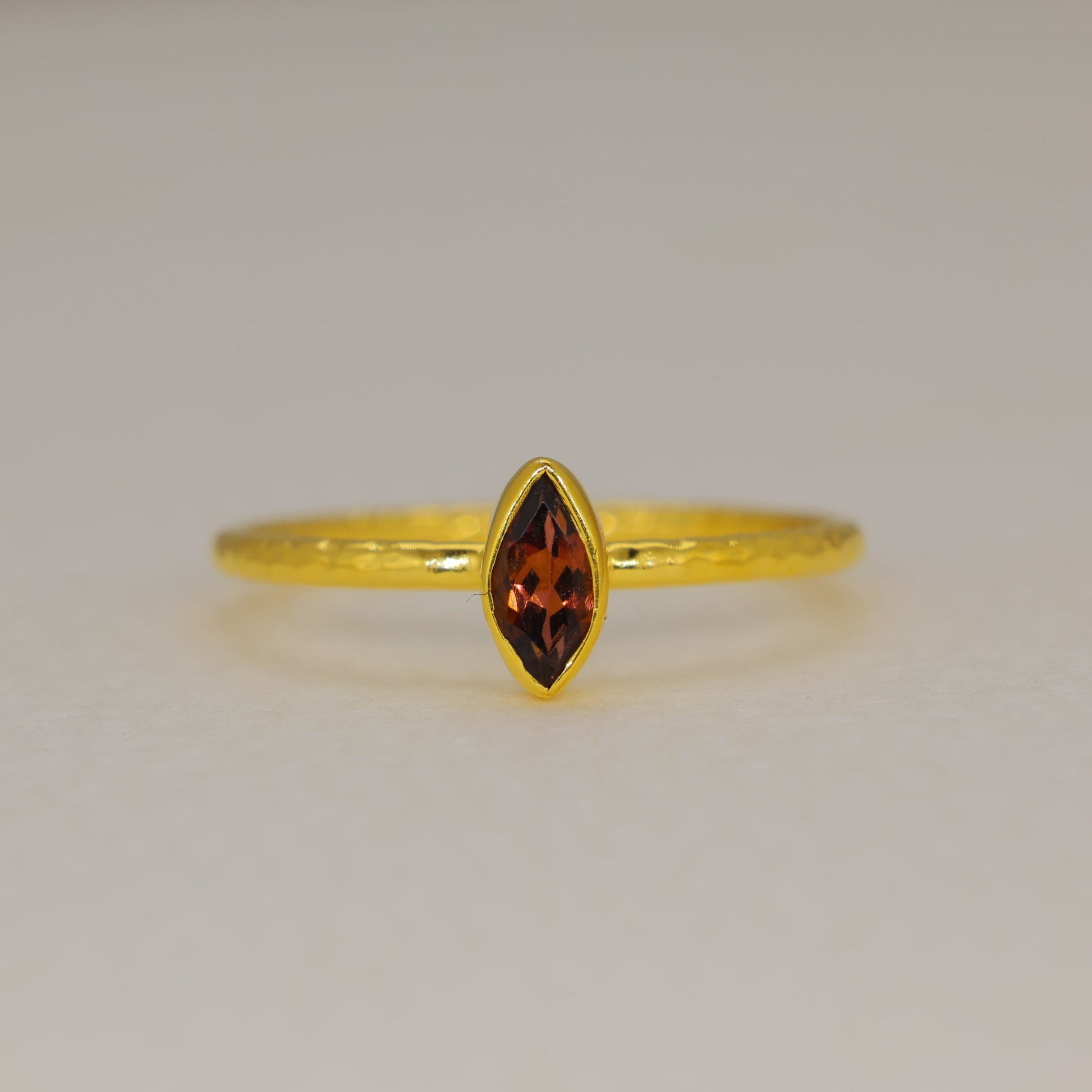 Evarra Tourmaline Ring in Gold Vermeil by MOA - view 1