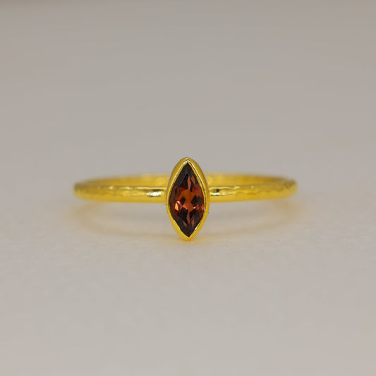 Evarra Tourmaline Ring in Gold Vermeil by MOA - view 1