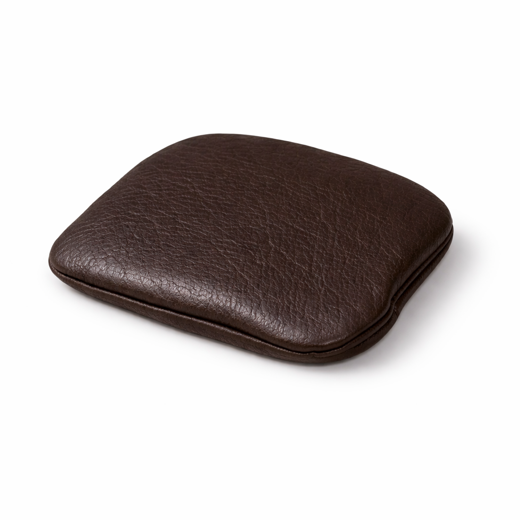 Evrard Leather Frame Coin Pouch Ebony by MOA - view 2