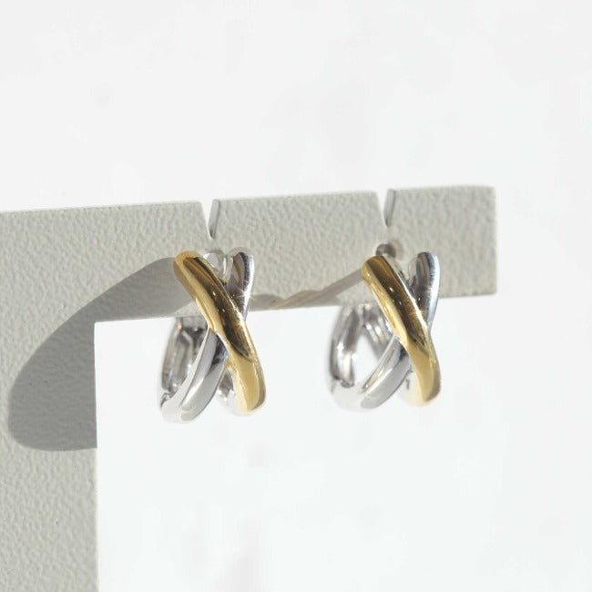 EZRA Gold Earrings by MOA - view 1